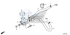 CRF250LE CRF250L Korea - (KO) drawing AIR INJECTION SOLENOID VALVE