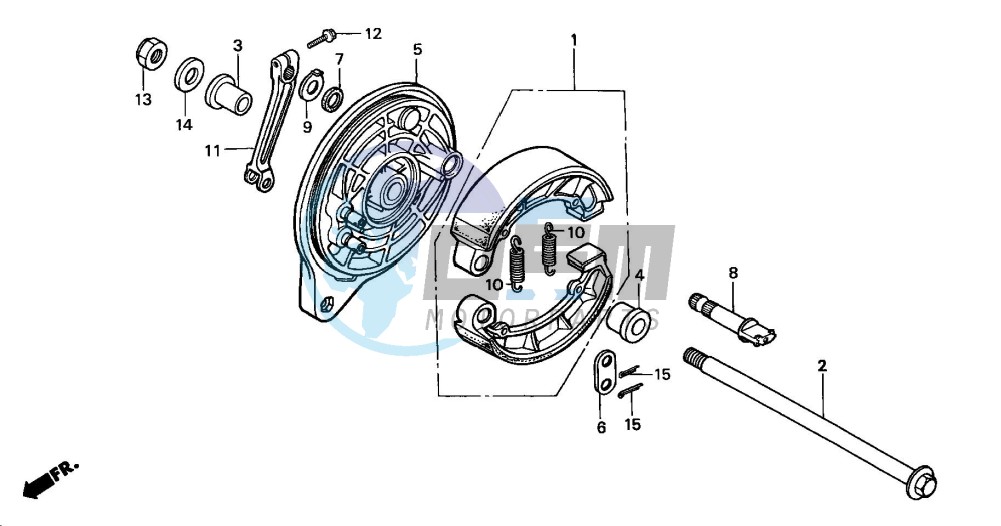 REAR BRAKE PANEL