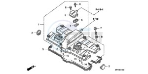 CB13009 BR / MME - (BR / MME) drawing CYLINDER HEAD COVER