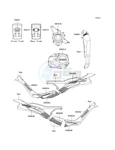 AN 110 C (C6-C7) drawing DECALS-- RED- --- AN110-C7- -