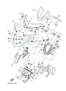 MTN-1000D MT-10 SP MT-10 SP (BW81) drawing COWLING 2