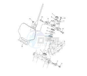 YZ 85 drawing STEERING