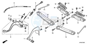 TRX420FPMC TRX420 ED drawing PEDAL/STEP