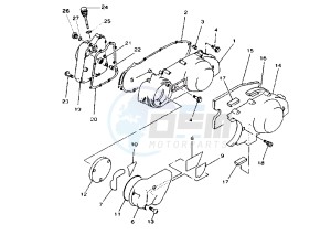 YP MAJESTY DX 250 drawing CRANKCASE COVER