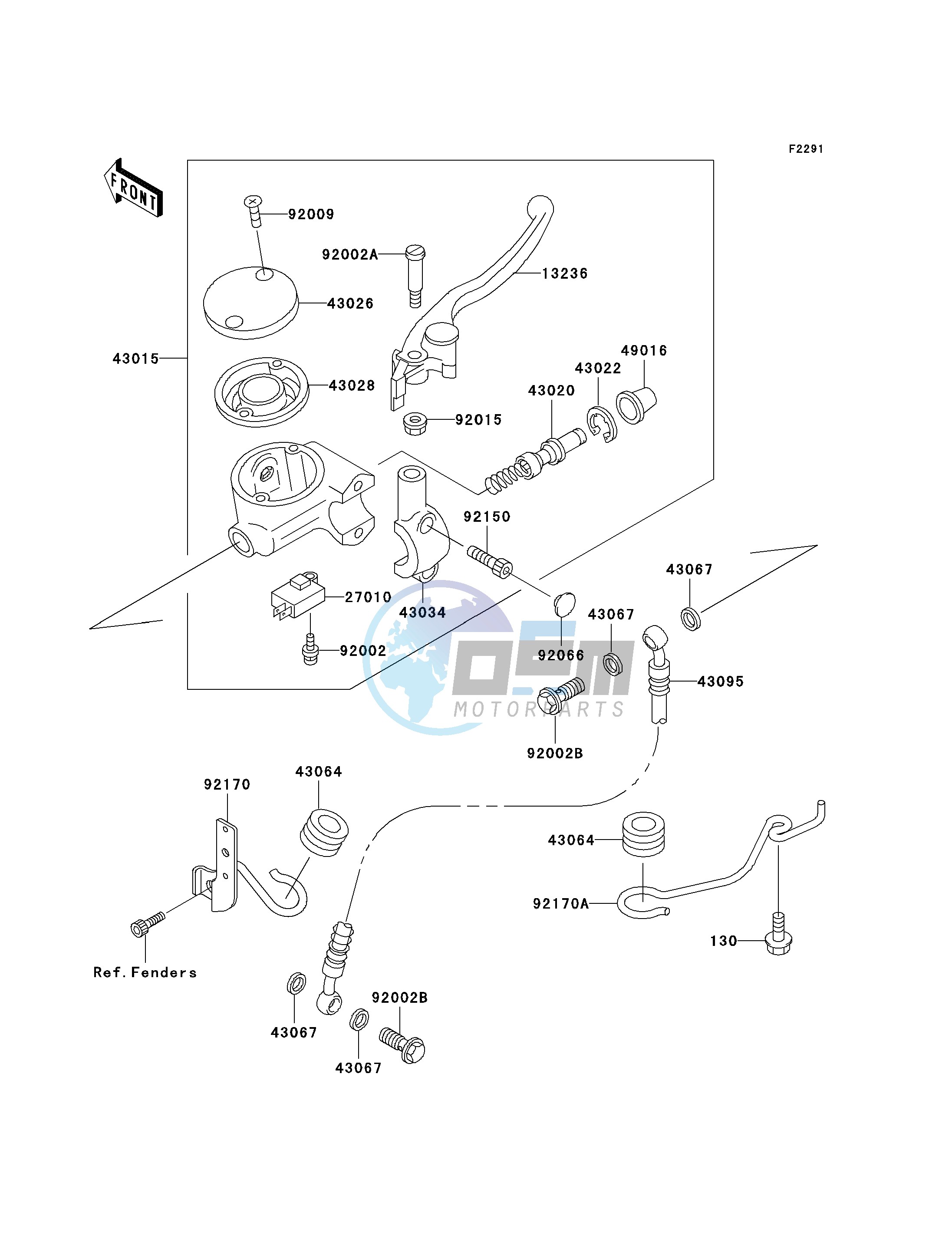 FRONT MASTER CYLINDER