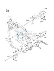 VN 1600 F [VULCAN 1600 MEAN STREAK] (6F) F6F drawing ENGINE MOUNT