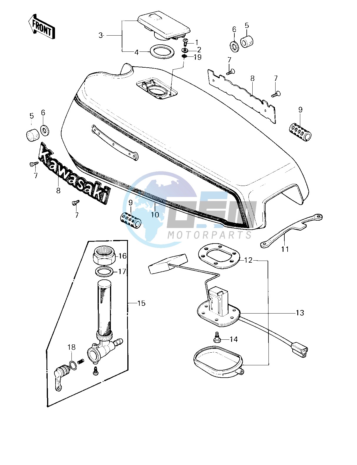 FUEL TANK -- 80 D3- -