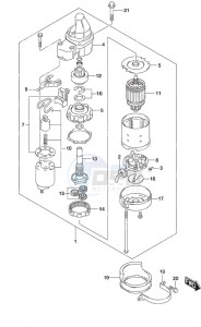 DF 40A drawing Starting Motor