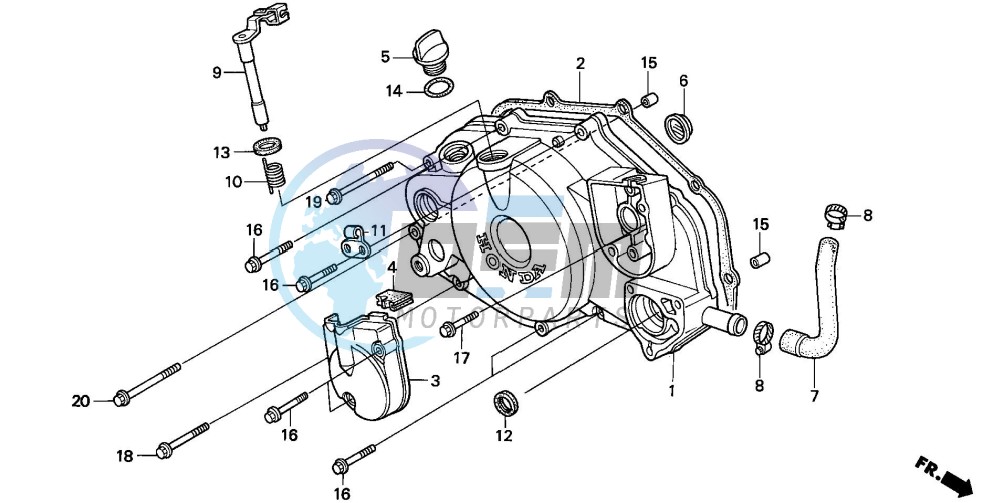 RIGHT CRANKCASE COVER