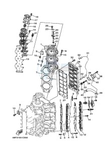 Z150TXRC drawing CYLINDER--CRANKCASE-2