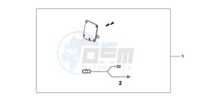 XL700VA9 UK - (E / ABS MKH) drawing H/G SUB KIT