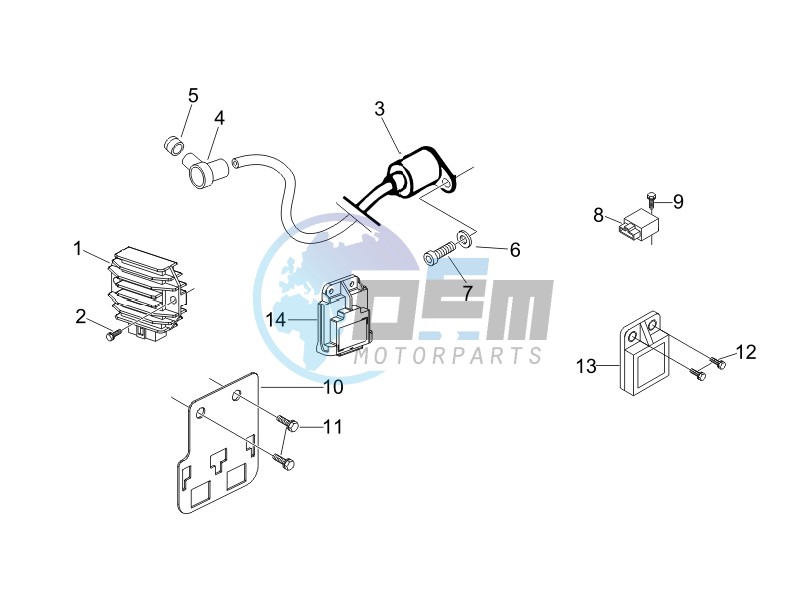 Voltage Regulators - Electronic Control Units (ecu) - H.T. Coil