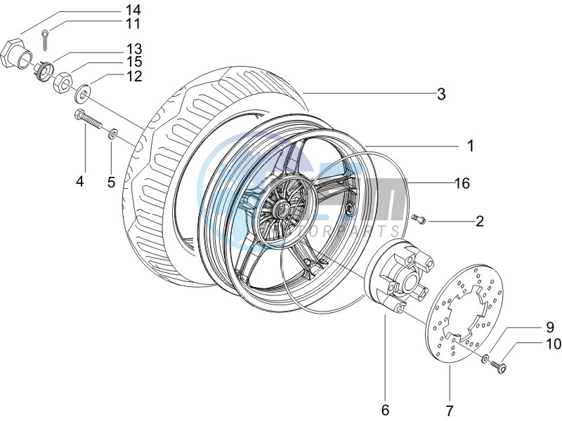 Rear Wheel