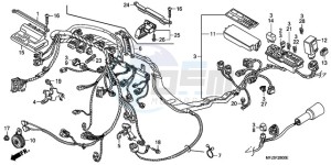 CBR600RRA BR - (BR) drawing WIRE HARNESS