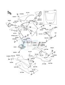 ZX 1200 A [NINJA ZX-12R] (A2) [NINJA ZX-12R] drawing COWLING