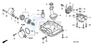 CBF10009 UK - (E / MKH) drawing OIL PAN/OIL PUMP