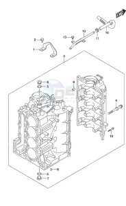 DF 70A drawing Cylinder Block