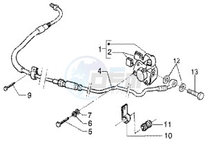 Runner 50 SP drawing Brake caliper