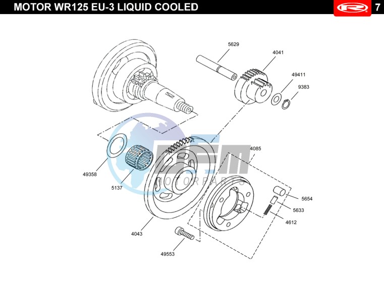 STARTER CLUTCH  EURO3