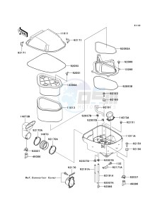 KSV 700 A [KFX 700] (A6F-A9F) A7F drawing AIR CLEANER