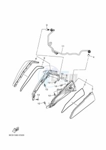 MWS125-C TRICITY 125 (BCS5) drawing FLASHER LIGHT