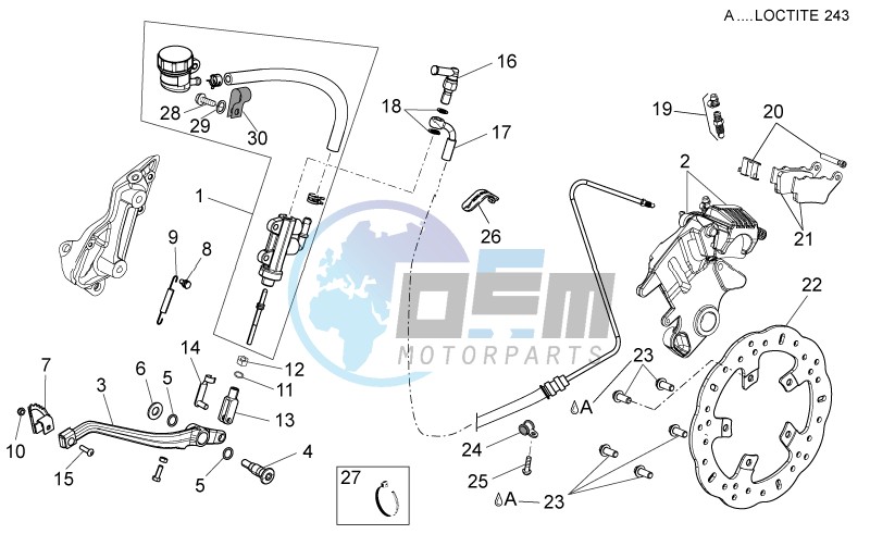 Rear brake system I