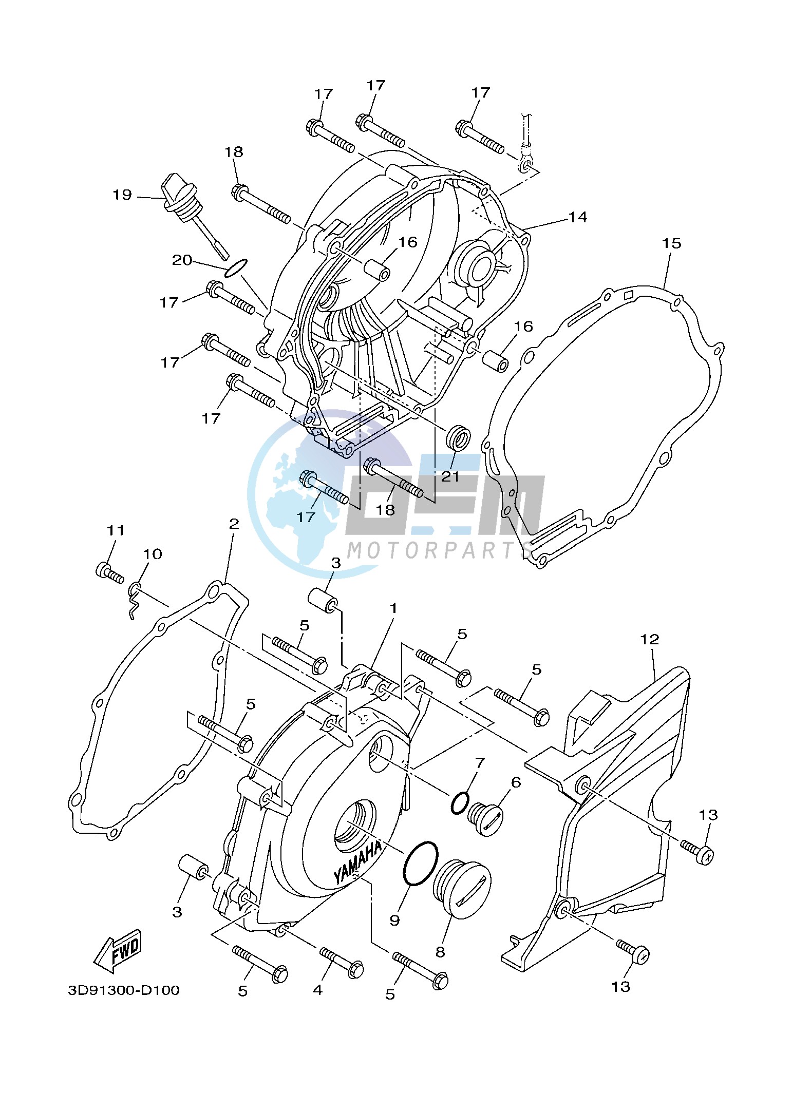 CRANKCASE COVER 1