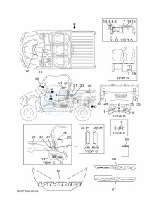 YXM700E YXM70VPXK (B5FF) drawing EMBLEM & LABEL 1