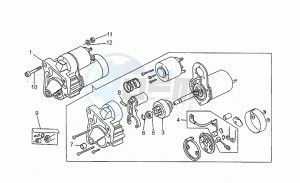 SP 750 drawing Starter motor