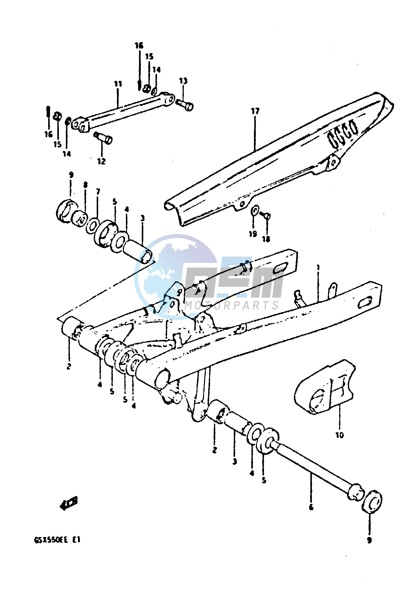 REAR SWINGING ARM