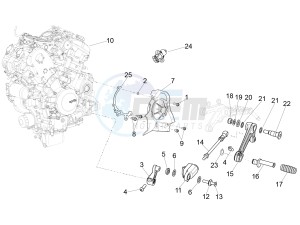 RSV4 1100 RACING FACTORY E4 ABS (EMEA-GSO) drawing Engine-Completing part-Lever