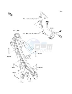 KX 450 D [KX450F] (D7F) D7F drawing CHASSIS ELECTRICAL EQUIPMENT