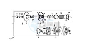 SYMPHONY ST 125 drawing CLUTCH