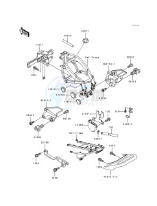 ZX 600 D [NINJA ZX-6] (D1) [NINJA ZX-6] drawing BATTERY CASE