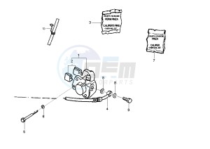 LIBERTY 4T 50 drawing Front brake caliper