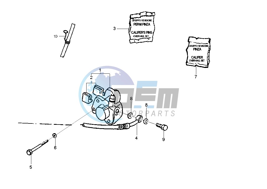 Front brake caliper