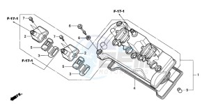 CBR600RR drawing CYLINDER HEAD COVER