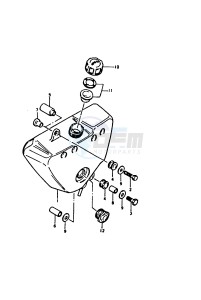 A100 (K-L-M-N-4) drawing OIL TANK (A100-4,K,L,M)