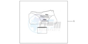 CBR1000RA9 France - (F / ABS CMF) drawing INDOOR BODY COVER