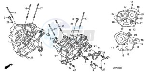 XL700VA9 France - (F / ABS CMF) drawing CRANKCASE