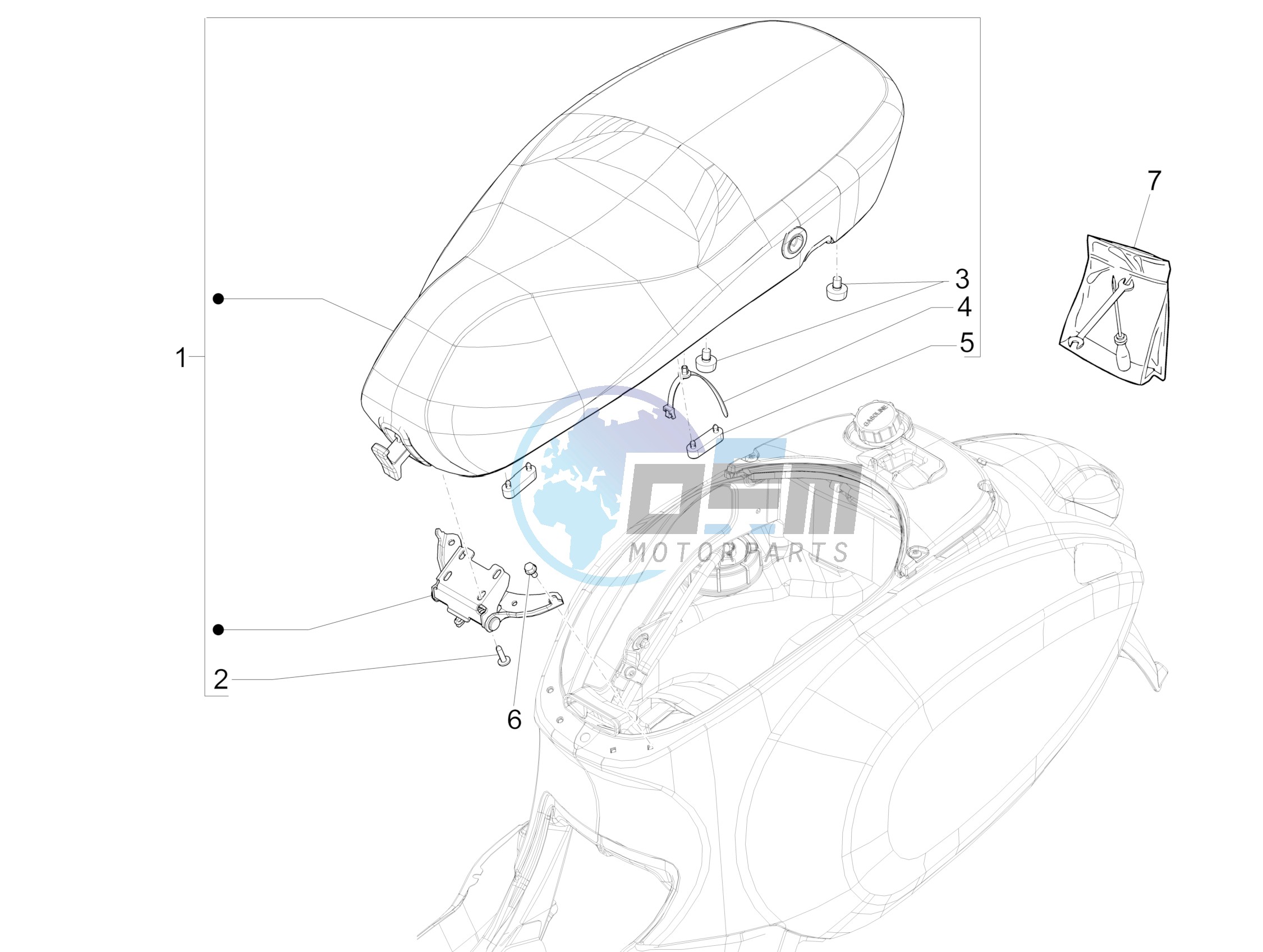 Saddle/seats