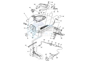 XVS DRAG STAR 1100 drawing FUEL TANK MY01