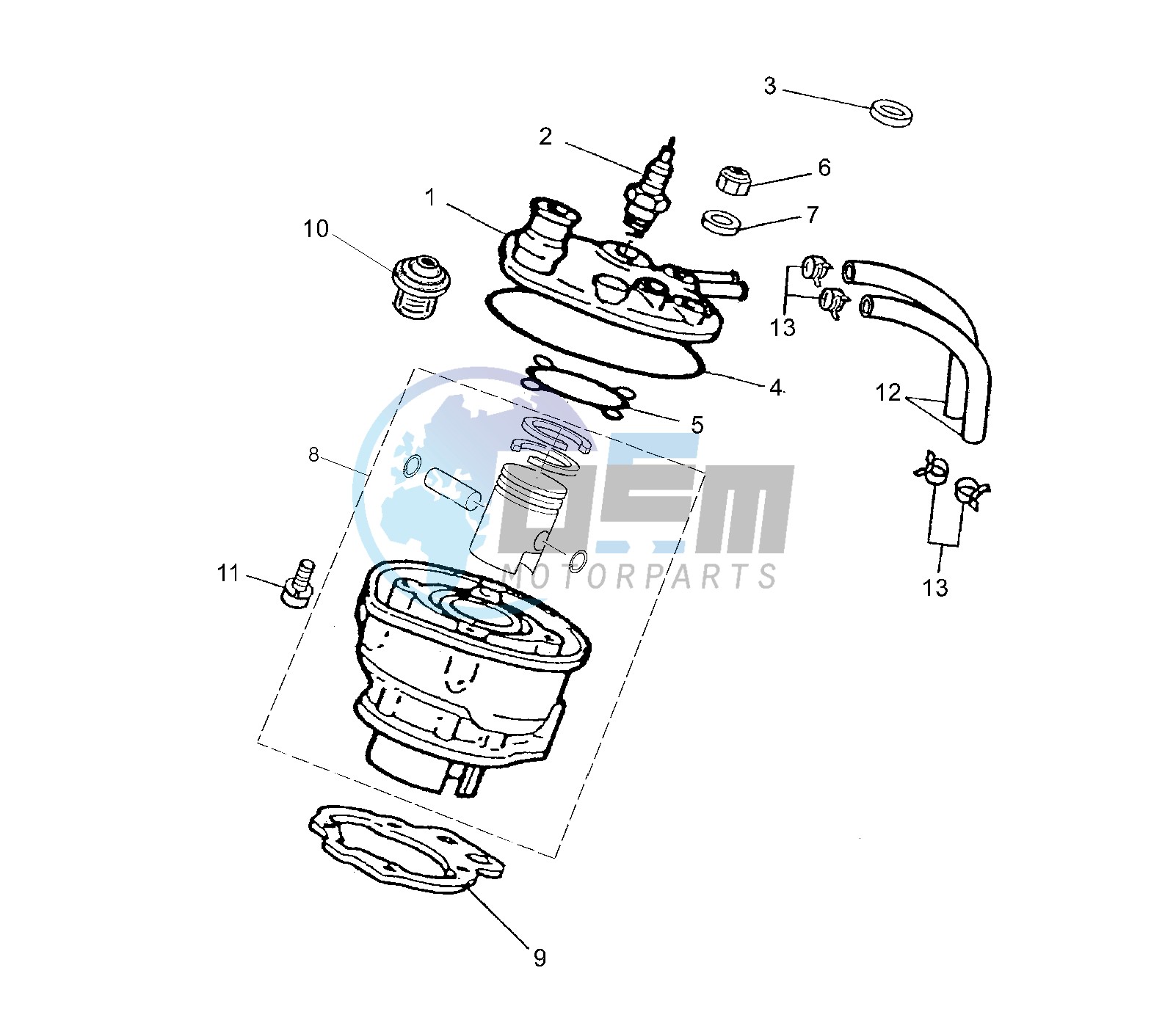 CYLINDER AND HEAD