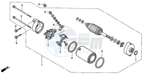 VTX1300S drawing STARTING MOTOR