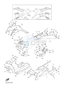 YZF-R6 600 R6 (2CXH) drawing COWLING 2