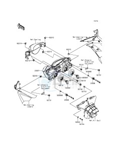 NINJA_ZX-6R ZX600REF FR GB XX (EU ME A(FRICA) drawing Headlight(s)