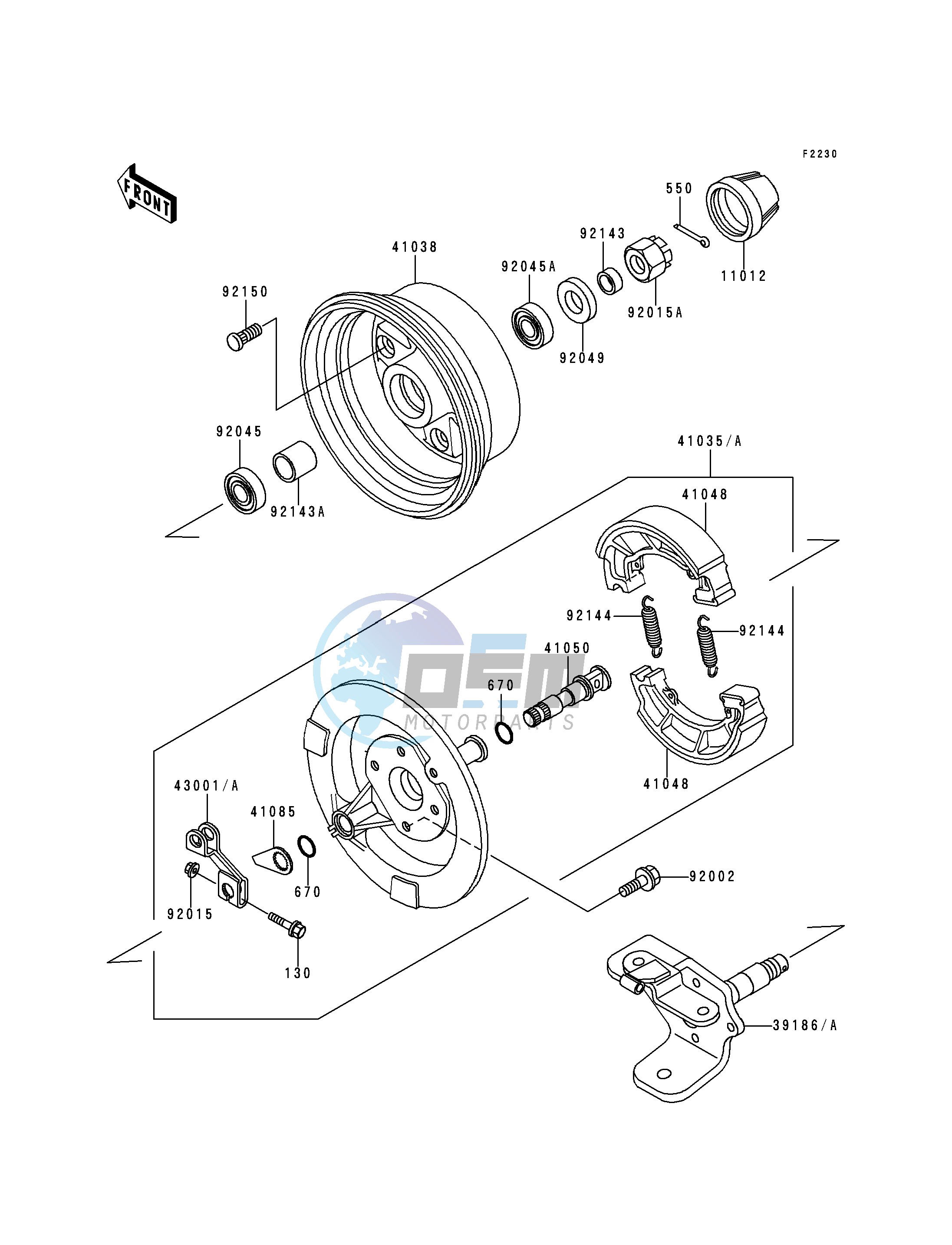 FRONT HUB