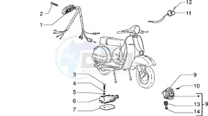 PX 200 E drawing Electrical device-electric horn