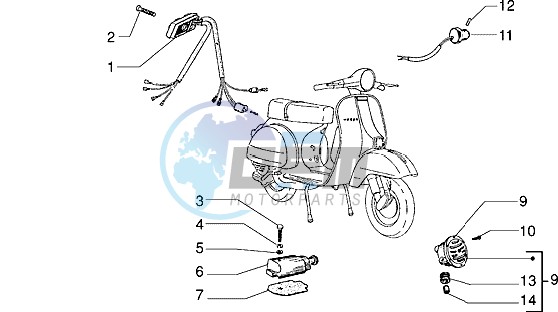 Electrical device-electric horn