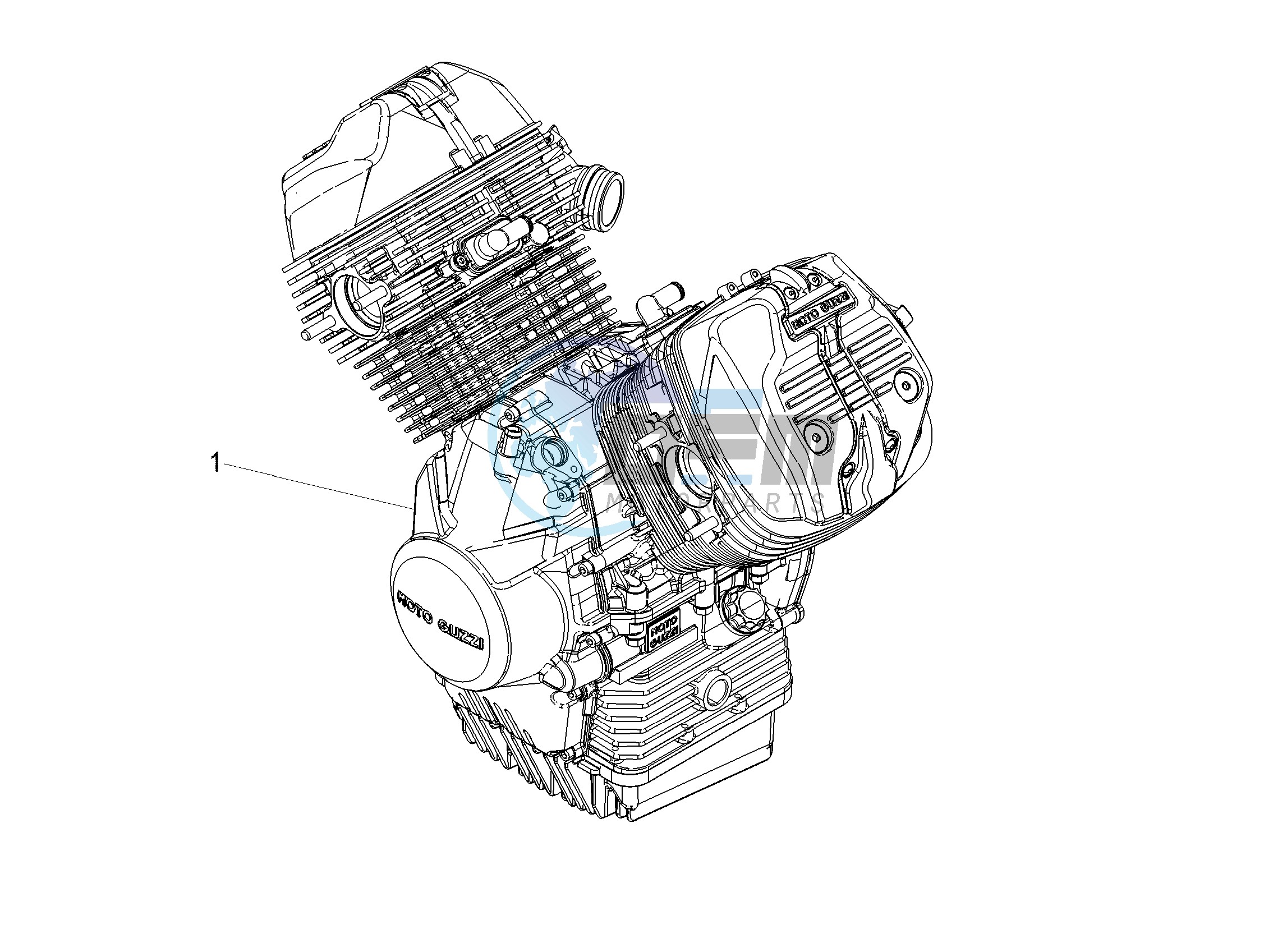 Engine-Completing part-Lever